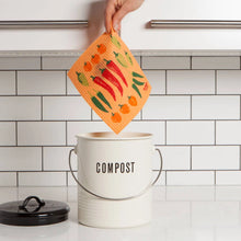 Chili Peppers Swedish Dishcloth, [product_price]- Greenhouse Home