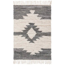 Chindi Leather Rug, [product_price]- Greenhouse Home