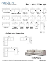 Ciera Sectional Sofa - Greenhouse Home