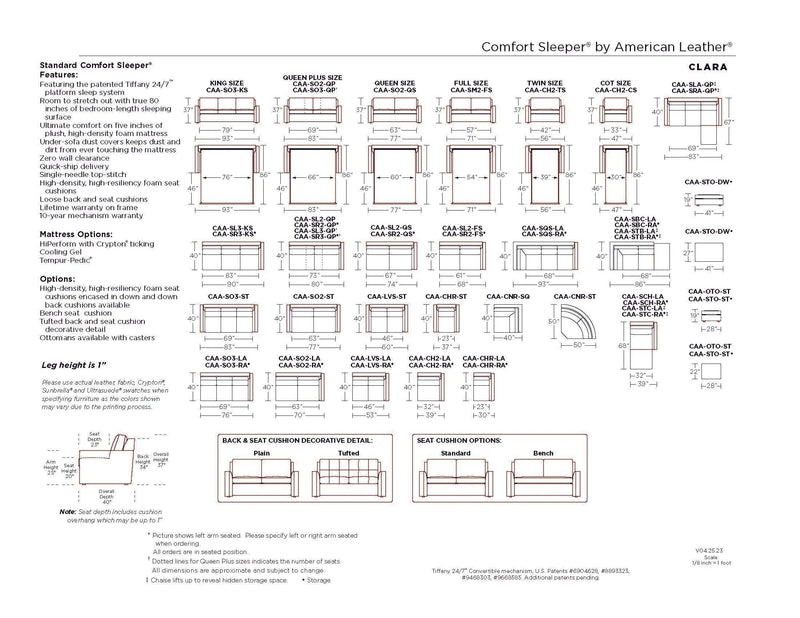 Clara Sleeper Sofa, [product_price]- Greenhouse Home