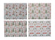 Classic Holiday Wrapping Paper, 4 Style Greenhouse Home