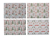 Classic Holiday Wrapping Paper, 4 Style Greenhouse Home
