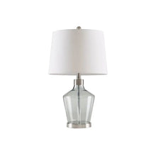 Clear Glass Base Table Lamp, Grey Base, [product_price]- Greenhouse Home