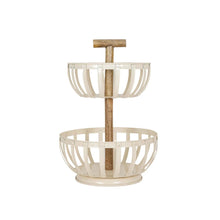 Clement Two Tiered Basket, [product_price]- Greenhouse Home
