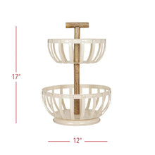 Clement Two Tiered Basket, [product_price]- Greenhouse Home