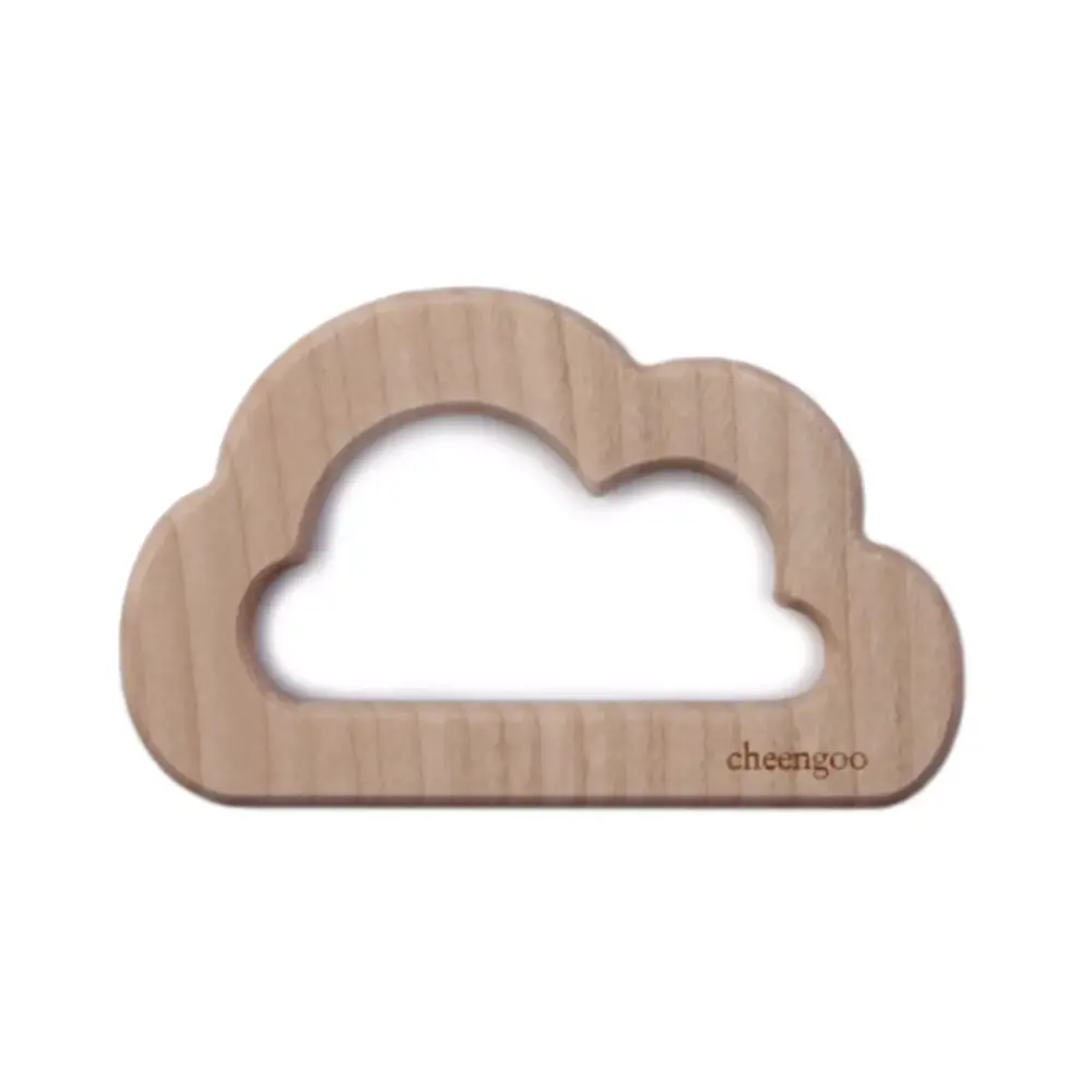 Cloud Wooden Teether - Greenhouse Home