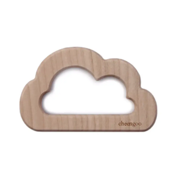 Cloud Wooden Teether - Greenhouse Home