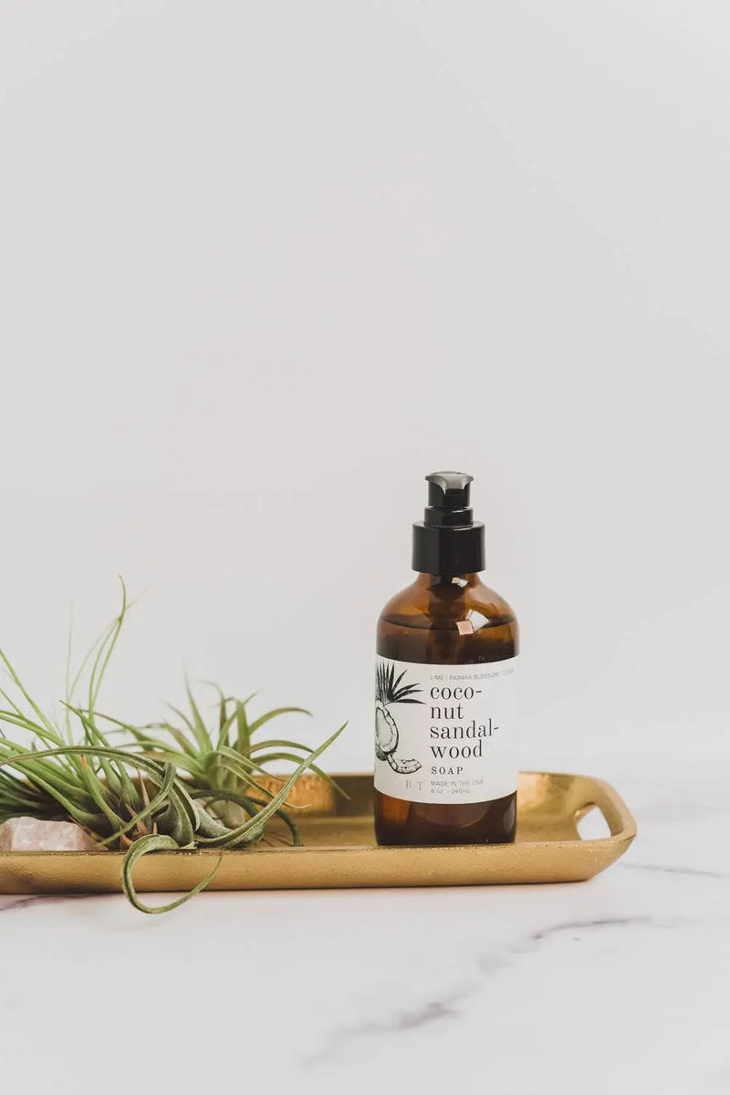 Coconut Sandalwood - 8 oz Liquid Hand Soap Broken Top Brands