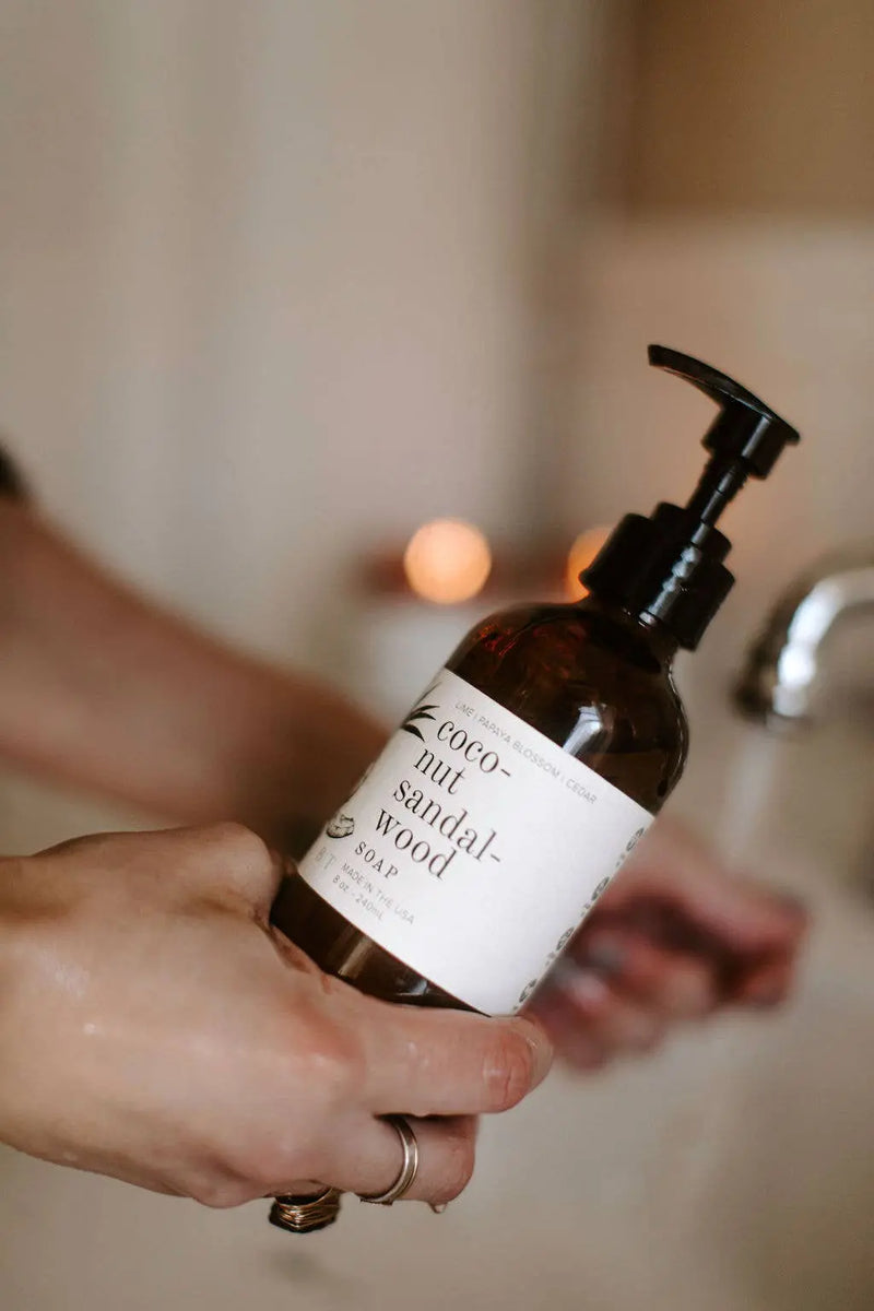 Coconut Sandalwood - 8 oz Liquid Hand Soap Broken Top Brands