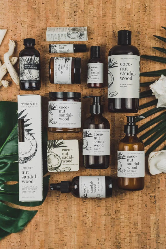 Coconut Sandalwood - 8 oz Liquid Hand Soap Broken Top Brands