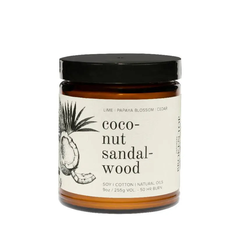 Coconut Sandalwood - 9 oz Soy Candle Broken Top Brands