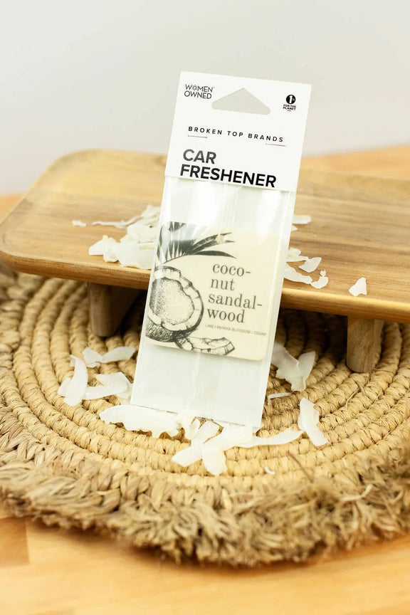 Coconut Sandalwood Car Freshener Broken Top Brands