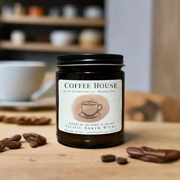 Coffee House Candle Pacific North Wicks