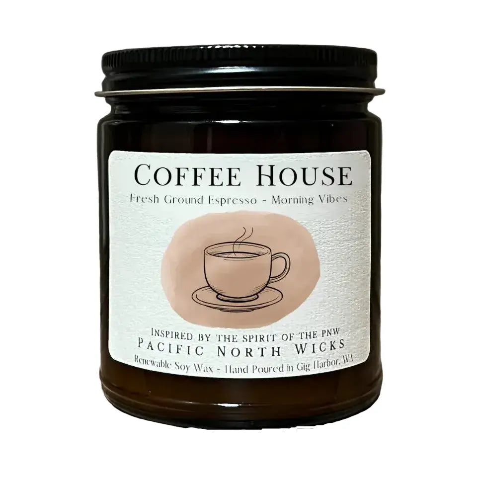 Coffee House Candle Pacific North Wicks