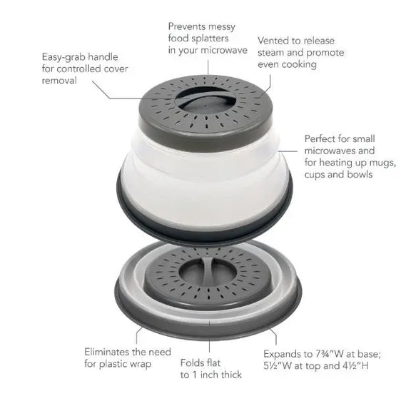 Collapsible Microwave Food Cover (Set of 3 Sizes) Tovolo