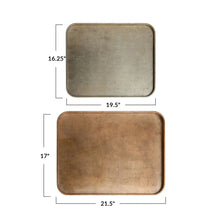 Copper + Gold MDF Lacquered Tray Greenhouse Home