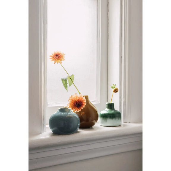 Cove Ceramic Bud Vase Accent Decor