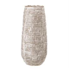 Embossed Stoneware Vase - Greenhouse Home