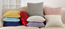 Crochet Pompom Down Filled Pillow, [product_price]- Greenhouse Home