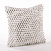 Crochet Pompom Down Filled Pillow, [product_price]- Greenhouse Home