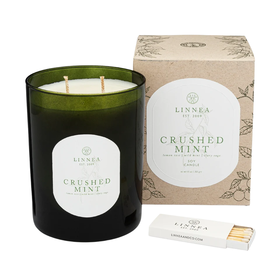 Crushed Mint 2-Wick Candle