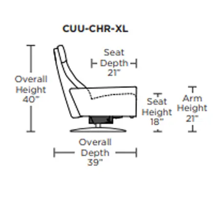 Cumulus Comfort Air XL Recliner - Greenhouse Home