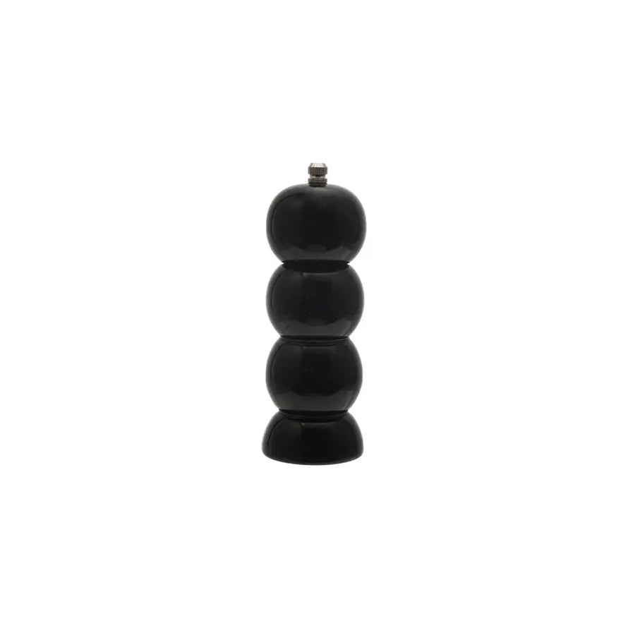 Curved Rubberwood Salt/Pepper Mill Greenhouse Home
