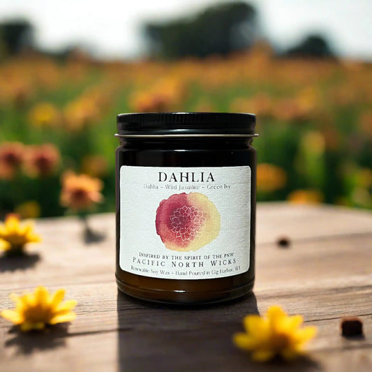 Dahlia Candle Pacific North Wicks