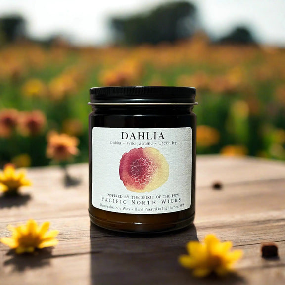 Dahlia Candle Pacific North Wicks