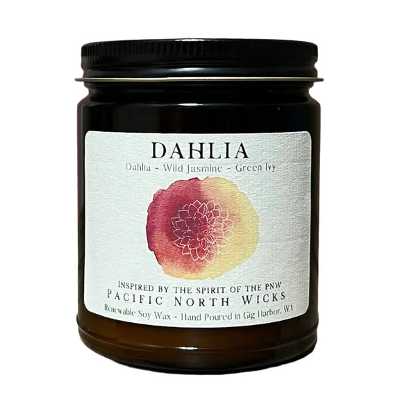 Dahlia Candle Pacific North Wicks