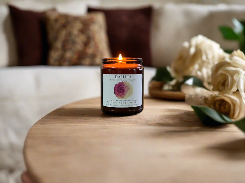 Dahlia Candle Pacific North Wicks