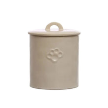 Debossed Stoneware Treat Canister, [product_price]- Greenhouse Home