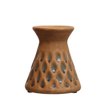 Debossed Terra-cotta Pillar Holder, [product_price]- Greenhouse Home