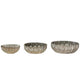 Decorative Fluted Stoneware Bowl Greenhouse Home