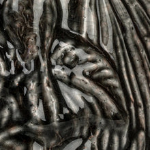 Decorative Grey Terra-cotta Planter with Embossed Pattern, [product_price]- Greenhouse Home