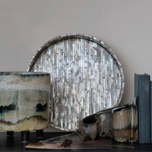 Decorative Mother of Pearl + MDF Tray Greenhouse Home