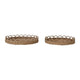 Decorative Woven Seagrass Scalloped Tray Greenhouse Home