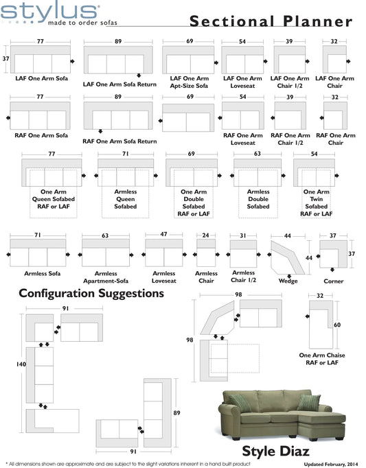 Diaz Sofa - Greenhouse Home