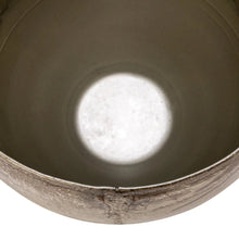 Distressed Pewter Metal Planter Greenhouse Home