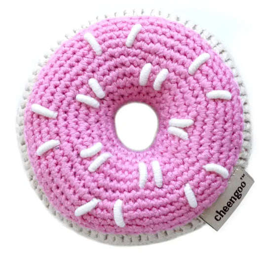 Donut Crocheted Rattle, [product_price]- Greenhouse Home