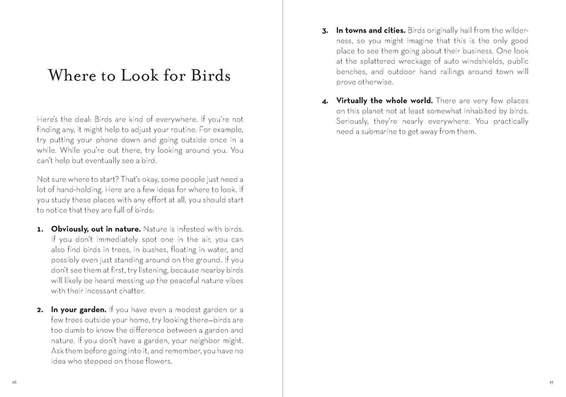 Dumb Birds Field Guide to the Worst Birds Ever Chronicle Books
