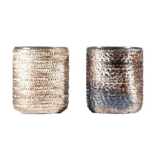 Embossed Glass Tealight/Votive Holder, 2 Styles