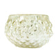 Embossed Mercury Glass Hobnail Tealight/Votive Holder