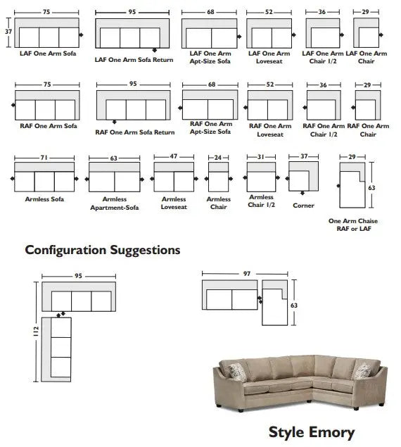 Emory Sectional Stylus