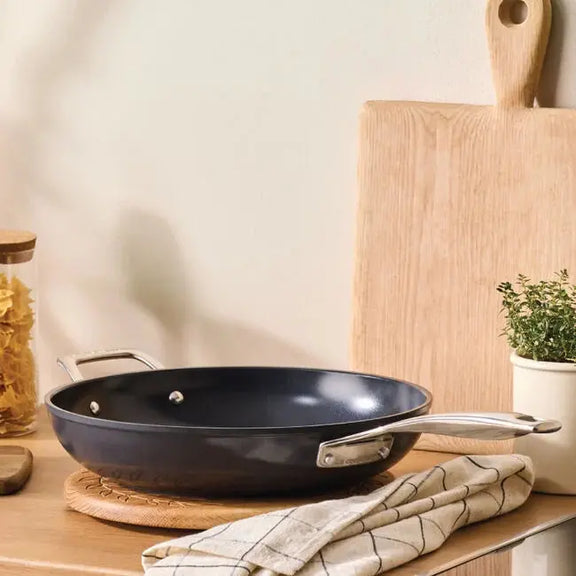 Essential Nonstick Ceramic Deep Fry Pan Le Creuset