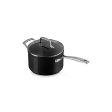 Essential Nonstick Ceramic Saucepan with Glass Lid Le Creuset