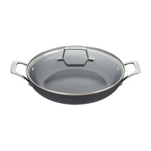 Essential Nonstick Ceramic Shallow Braiser with Glass Lid, [product_price]- Greenhouse Home