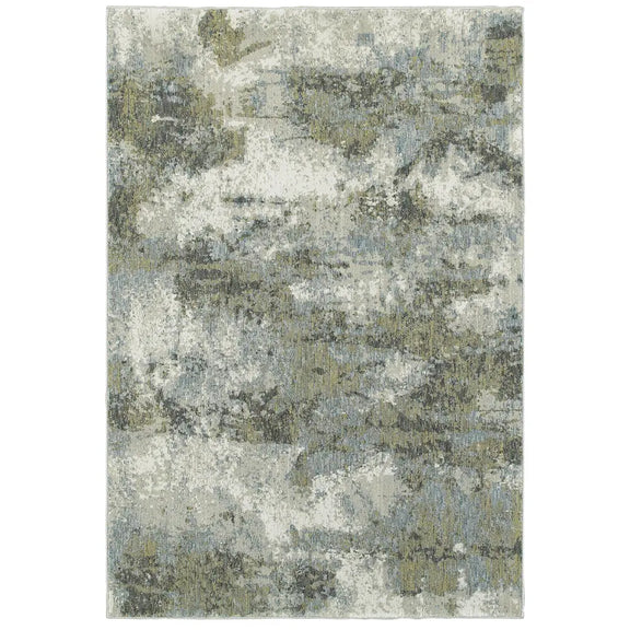Evolution Rug in Green - Greenhouse Home
