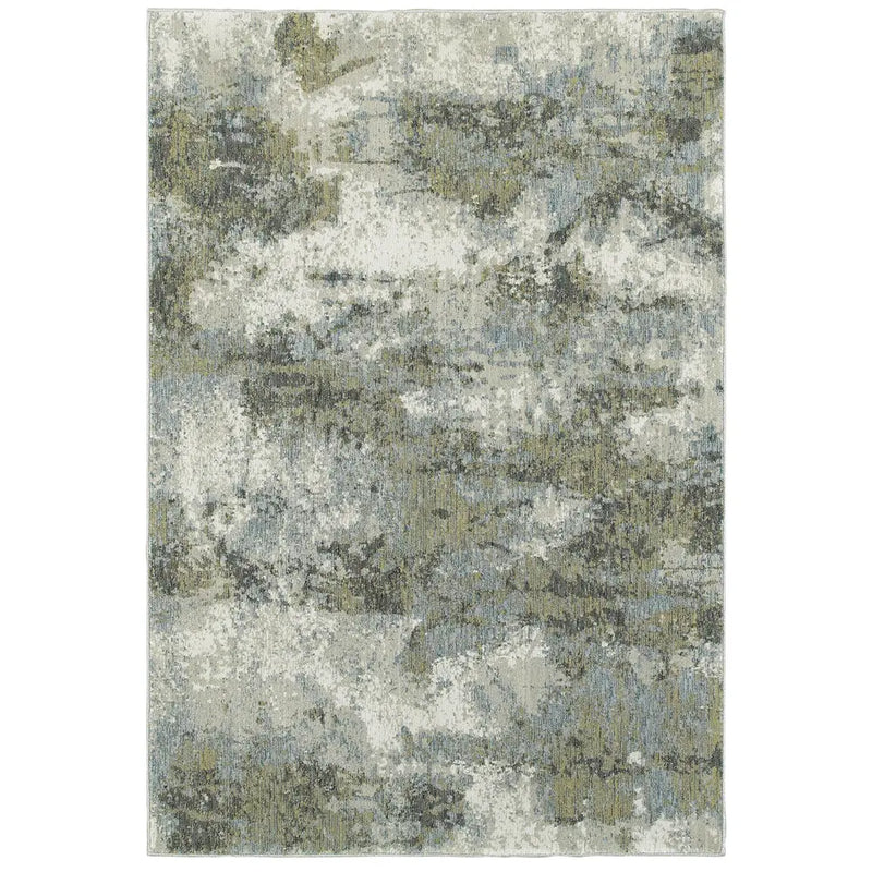 Evolution Rug in Green - Greenhouse Home