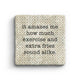 Extra Fries - Marble Coaster, [product_price]- Greenhouse Home